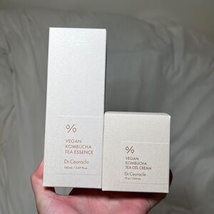 Dr. Ceuracle Vegan Kombucha Tea Essence and Gel Cream Korean Skincare Set